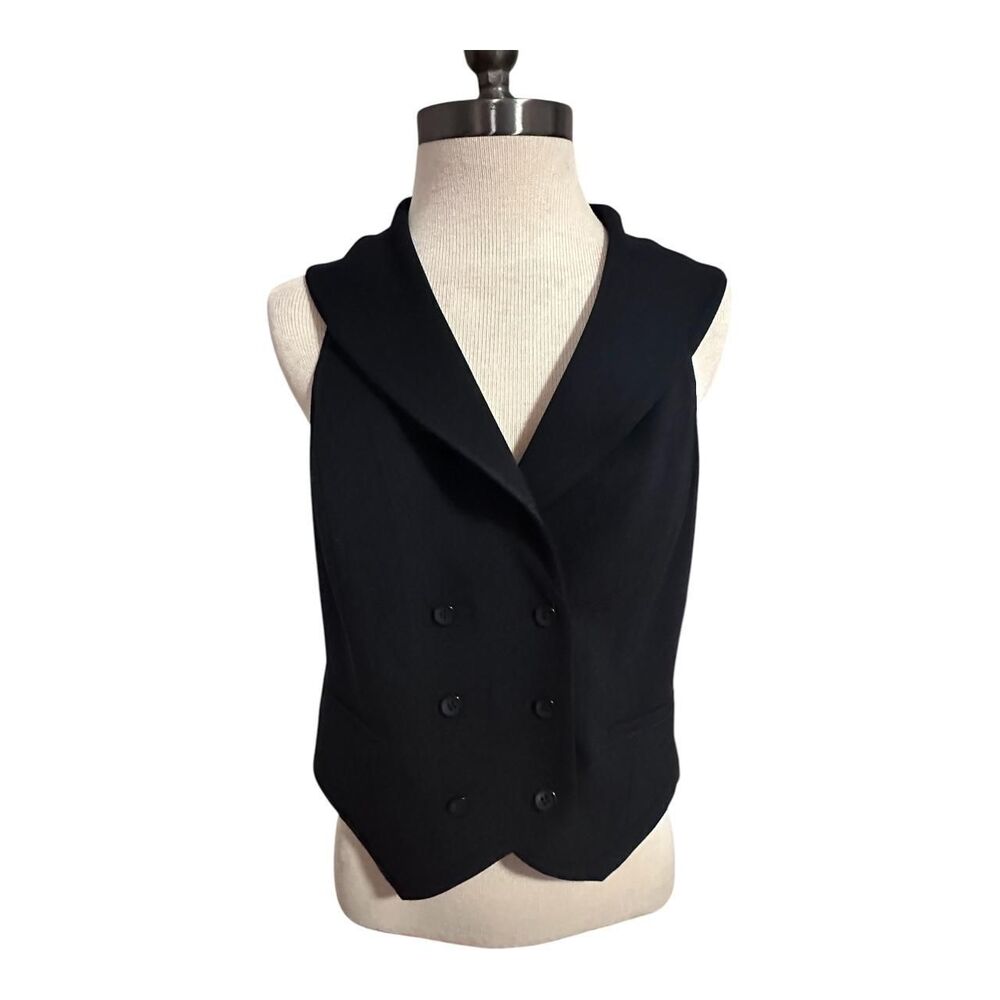 Dkny Women's Black Vest Size 6